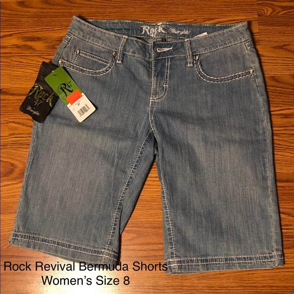 Rock Revival Bermuda Shorts